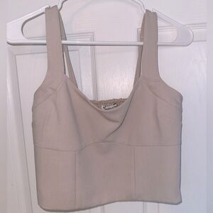 Abercrombie nude sleeves top